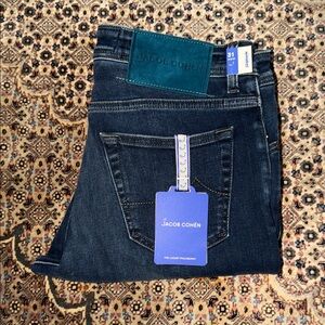 Jacob Cohen Men's Deep Indigo Slim Jeans